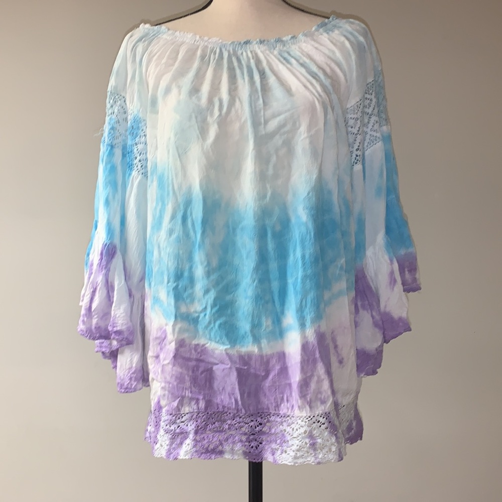 Surf Gypsy Tie Dye Swim Cover Up Small - Picture 1 of 8